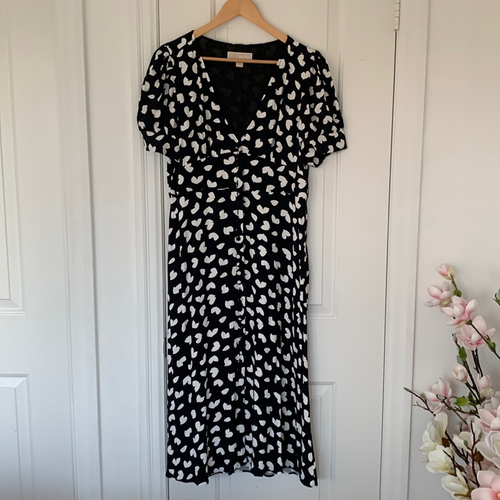 MK button shirt dress